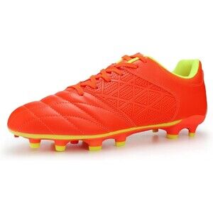 Hawkwell Men's Big Kids Athletic Outdoor Professional Firm Ground Soccer 10.5